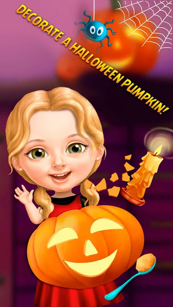 Sweet Baby Girl Halloween Fun - عکس بازی موبایلی اندروید