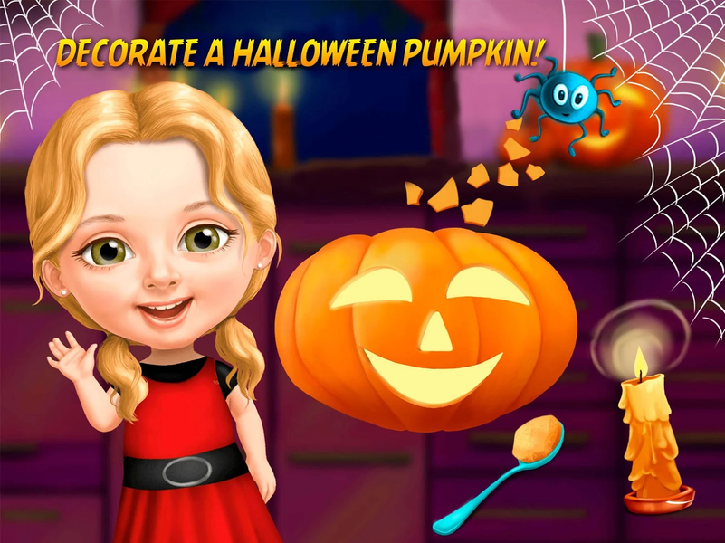 Sweet Baby Girl Halloween Fun - عکس بازی موبایلی اندروید
