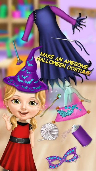 Sweet Baby Girl Halloween Fun - Gameplay image of android game