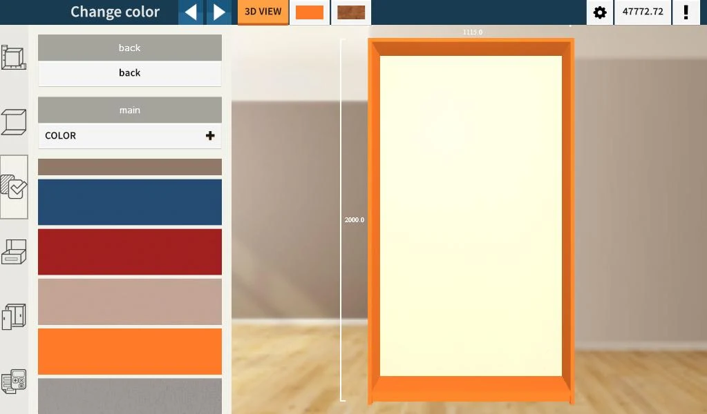 Utile closet ۳D designer - عکس برنامه موبایلی اندروید