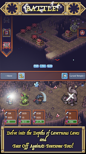 Cave Heroes:Idle Dungeon RPG - Gameplay image of android game