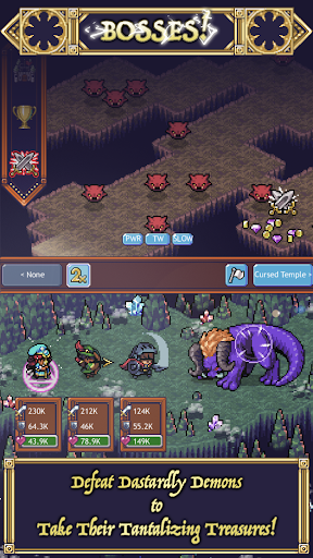 Cave Heroes:Idle Dungeon RPG - Gameplay image of android game