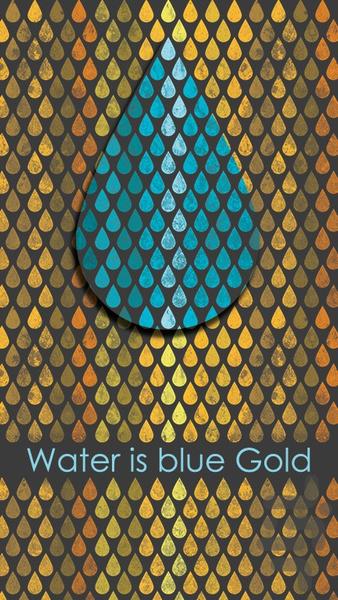 Water is blue Gold - Image screenshot of android app