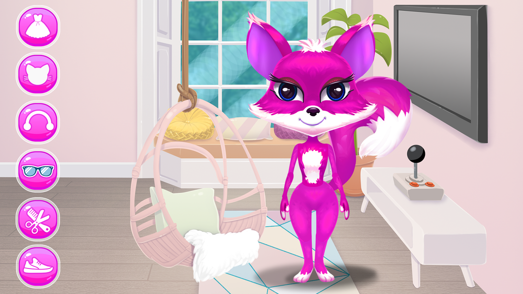 My Fox: Virtual Pet Caring - Gameplay image of android game