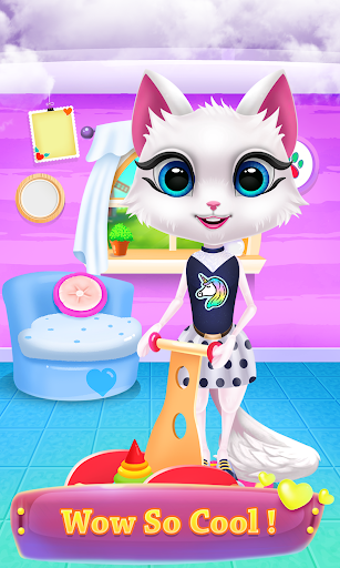 Kitty Kate Unicorn Daily Care - Gameplay image of android game