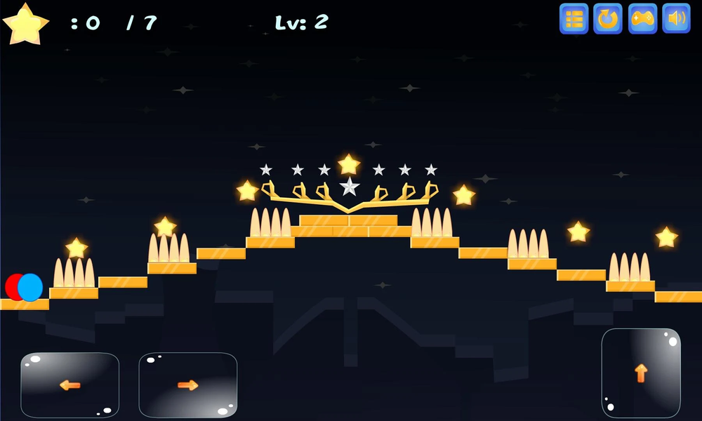 Two Players - Fireball And Wat - Gameplay image of android game