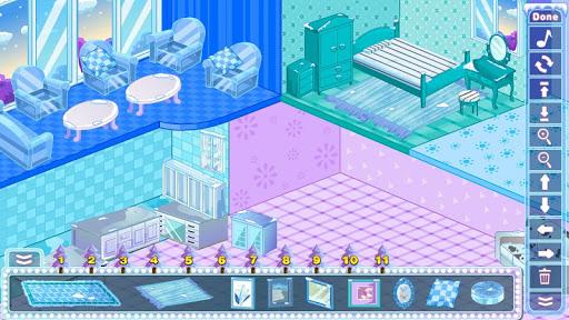 Princess Snow Dollhouse Design - Gameplay image of android game