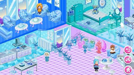 Princess Snow Dollhouse Design - Gameplay image of android game