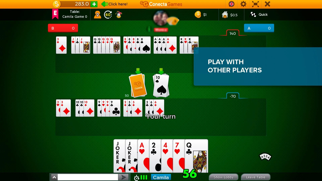 Canasta - عکس بازی موبایلی اندروید