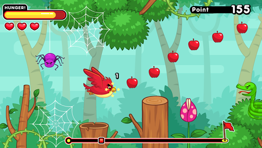 Crazy Hungry Birds - Gameplay image of android game