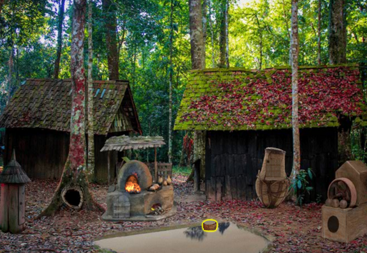 Mystery Forest House Escape - Gameplay image of android game