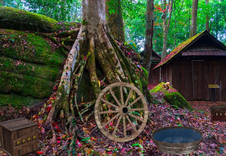 Mystery Forest House Escape - Gameplay image of android game