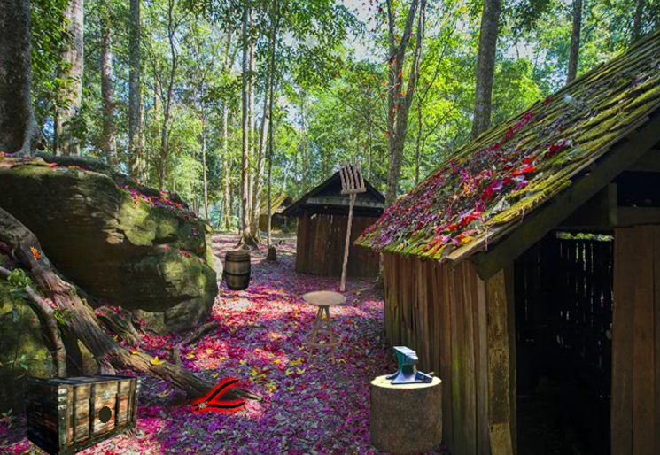 Mystery Forest House Escape - Gameplay image of android game