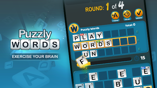 Puzzly Words - word guess game - Gameplay image of android game
