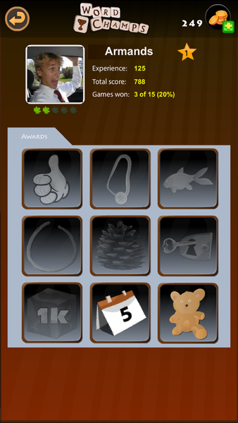 Word Champs - Gameplay image of android game