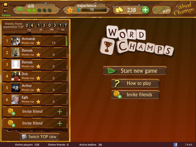 Word Champs - Gameplay image of android game