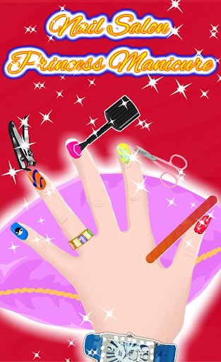 Nail Salon Princess Manicure - Gameplay image of android game