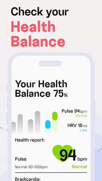 Heart Rate Monitor - Pulse PRO - Image screenshot of android app