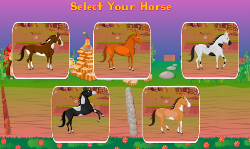 Horse Racing Mania - Girl game - Gameplay image of android game