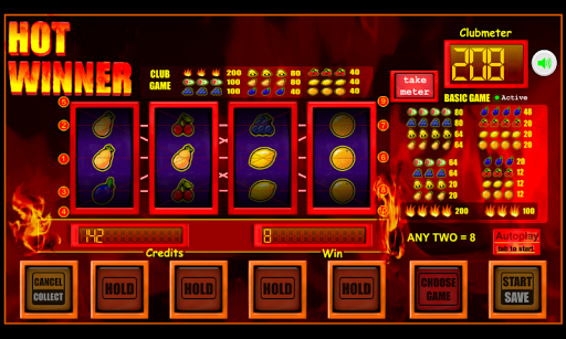 slot machine hotwinner - Gameplay image of android game