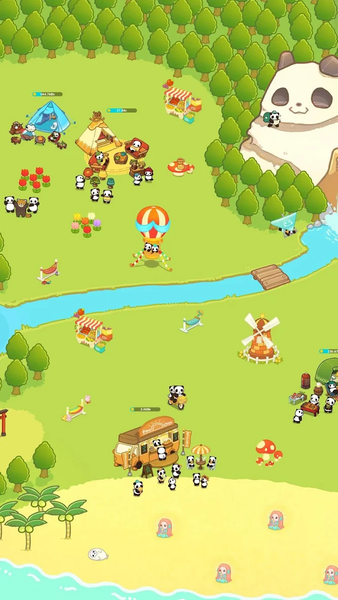 Panda Camp - عکس بازی موبایلی اندروید