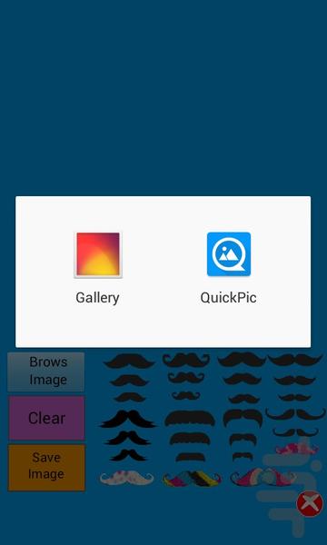 Mustaches To Photo - Image screenshot of android app