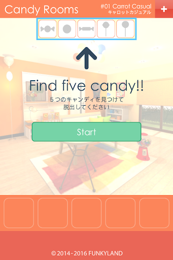 Escape Candy Rooms - Gameplay image of android game