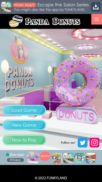 Escape the Panda Donuts - عکس بازی موبایلی اندروید