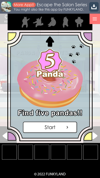Escape the Panda Donuts - Gameplay image of android game