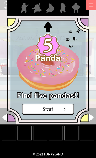 Escape the Panda Donuts - Gameplay image of android game