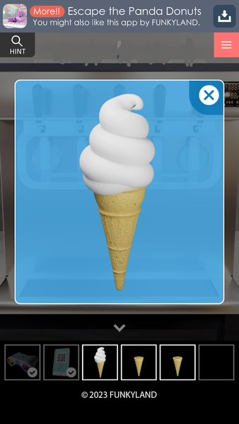 Escape the Panda Soft Serve - Gameplay image of android game