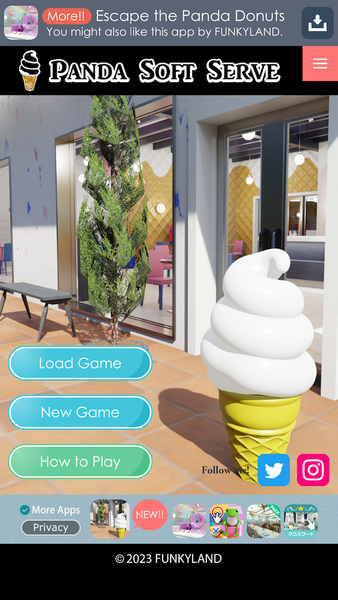 Escape the Panda Soft Serve - عکس بازی موبایلی اندروید
