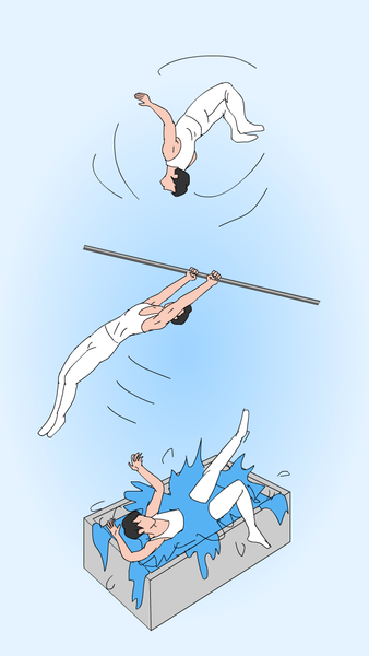 Crazy Horizontal bar - Gameplay image of android game