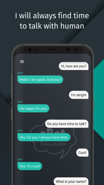 Chatbot roBot - عکس برنامه موبایلی اندروید