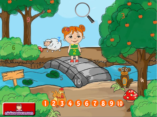 Lili Hidden Numbers - Gameplay image of android game