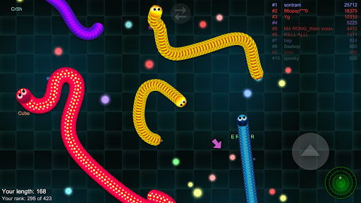 Snakes.io Online 2019 - Gameplay image of android game