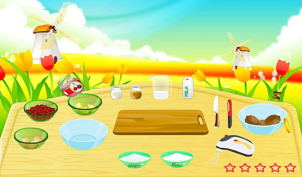 Cooking Cherry Cake - Gameplay image of android game