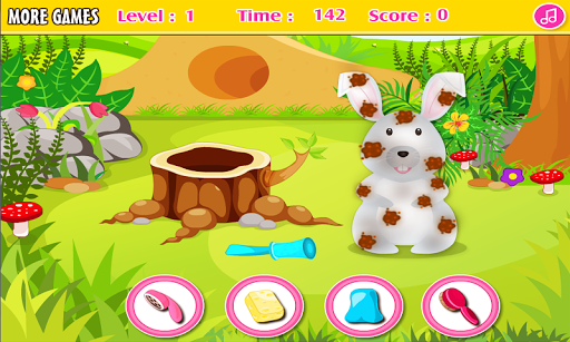 Pet Care Cute Bunny Animal - عکس بازی موبایلی اندروید