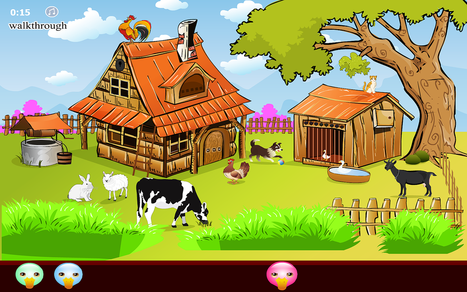 Escape Duck Cage - Gameplay image of android game