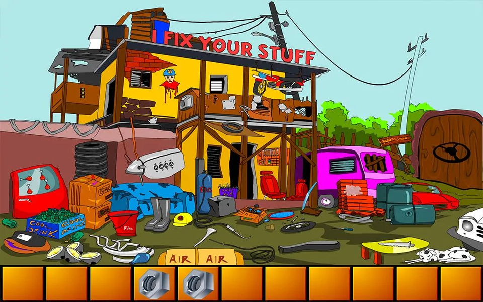 Escape Scrap Yard - Gameplay image of android game