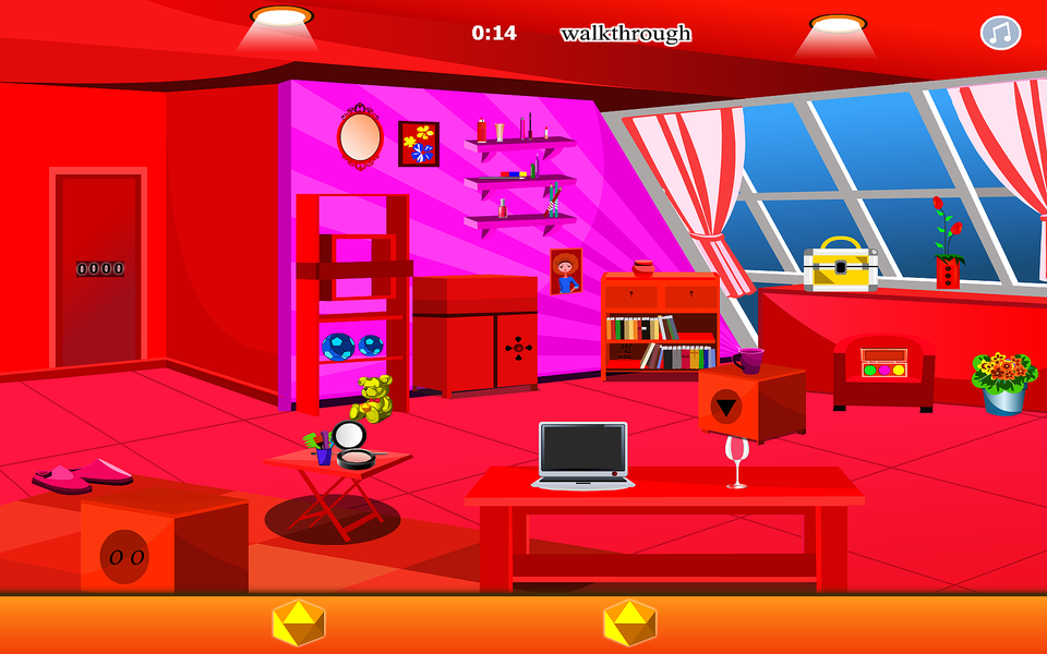 Red Mansard Escape Games - Gameplay image of android game