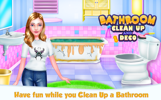 Bathroom Cleanup and Deco - Image screenshot of android app