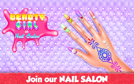 Beauty Girl at Nail Salon - عکس برنامه موبایلی اندروید