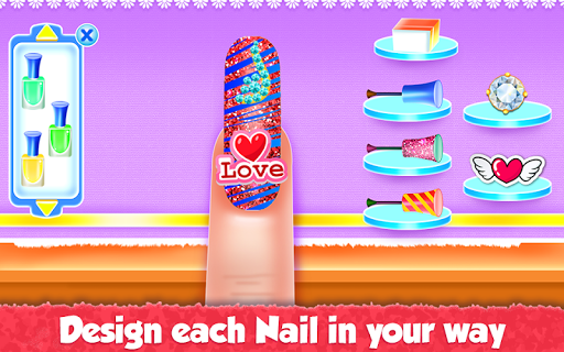 Beauty Girl at Nail Salon - عکس برنامه موبایلی اندروید