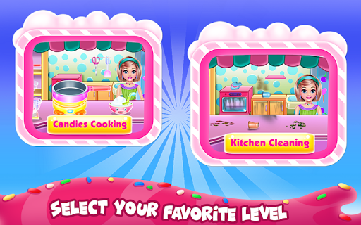 Candy Shop Cooking & Cleaning - عکس برنامه موبایلی اندروید