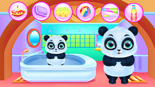 Cute Panda Caring and Dressup - Image screenshot of android app