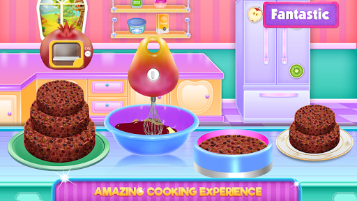 Fruit Chocolate Cake Cooking - Image screenshot of android app