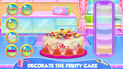 Fruity Ice Cream Cake Cooking - Image screenshot of android app
