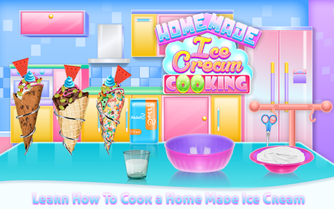 Homemade Ice Cream Cooking - Image screenshot of android app