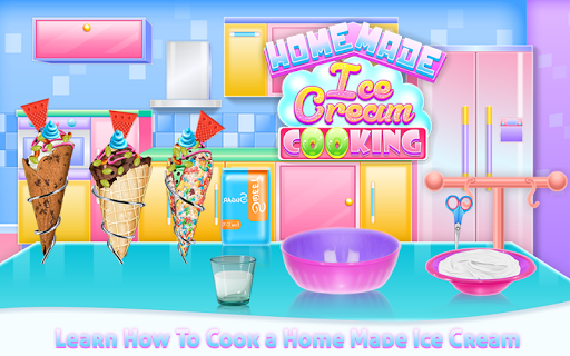 Homemade Ice Cream Cooking - عکس برنامه موبایلی اندروید
